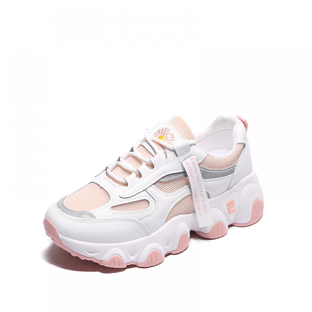 Women Spring New Breathable Student White Sneakers