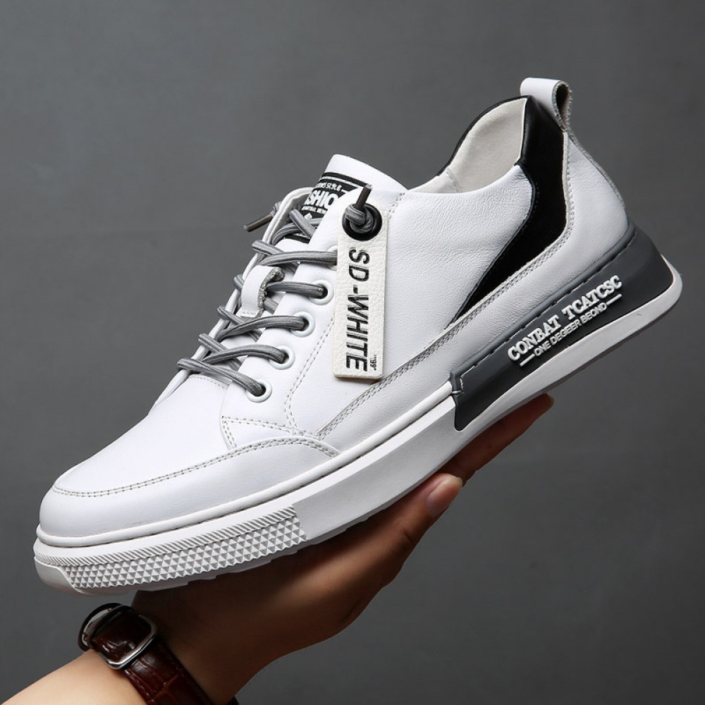 Men's Autumn Breathable Casual Small White Board Shoes Trend Sports White Shoes